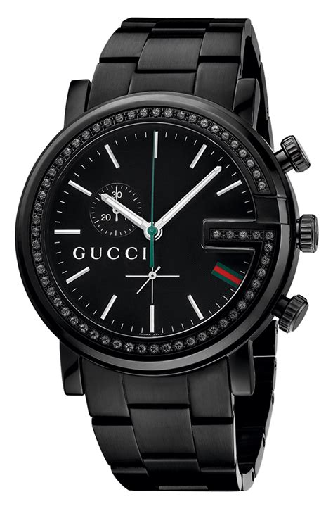 black square face gucci watch|Gucci g chrono watch black.